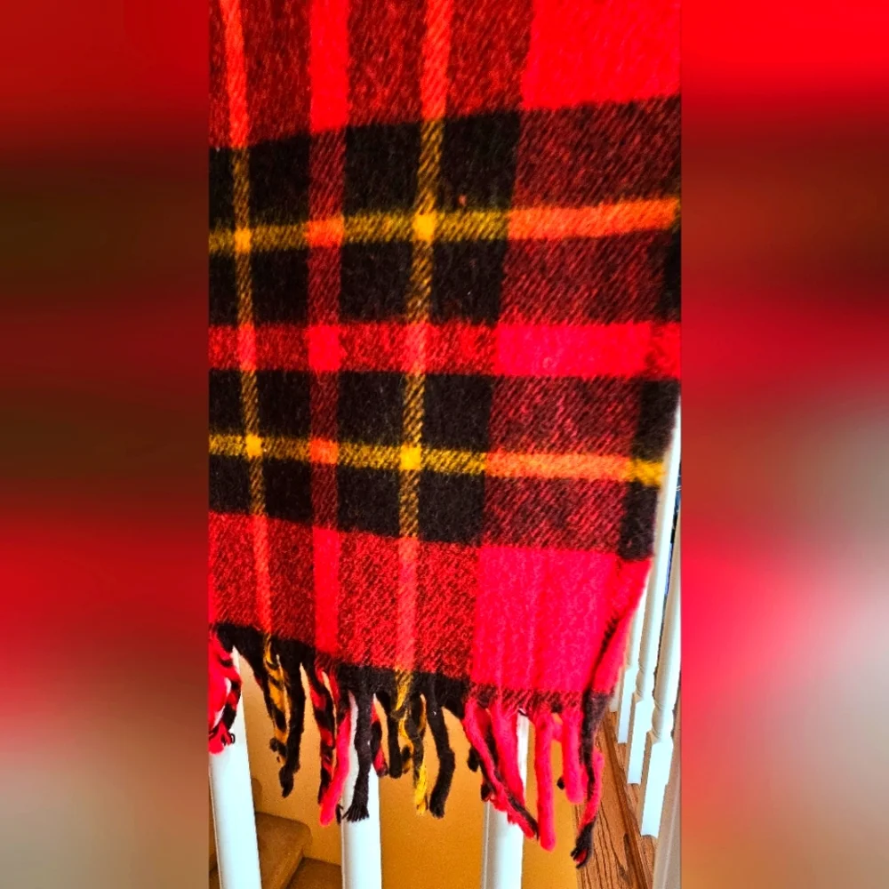 Vintage Plaid Stadium Blanket